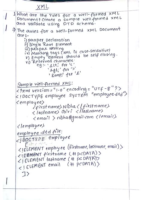 Xml Semester Bca Bachelors Of Computer Application Studocu