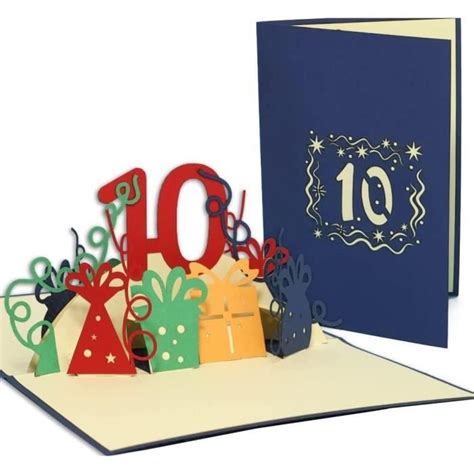 Linpopup Lin Pop Up D Cartes Anniversaire Ans Cartes