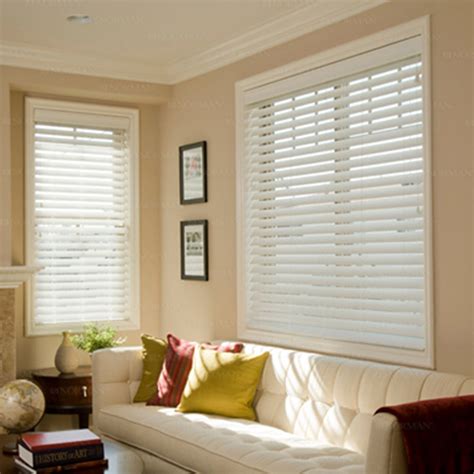 Cordless Smartprivacy® Faux Wood Blinds – JMR Blinds