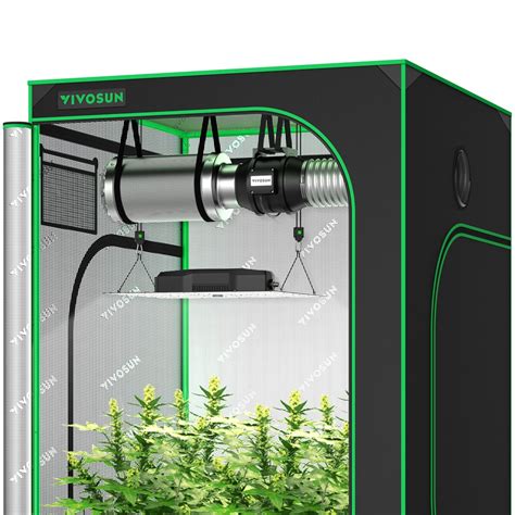 Vivosun Giy X Ft Standard Grow Kit Grow Tent Kit Hydroponic Indoor