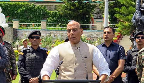 Rajnath Singh Visits Rajouri Reviews Security Situation Defence