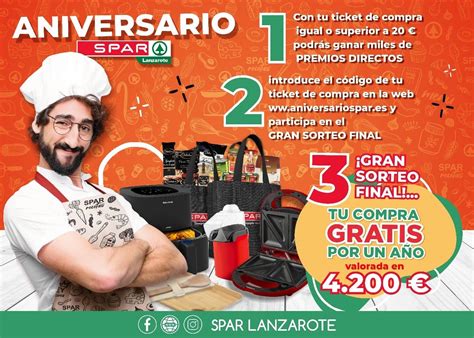 Spar Lanzarote Está De Aniversario