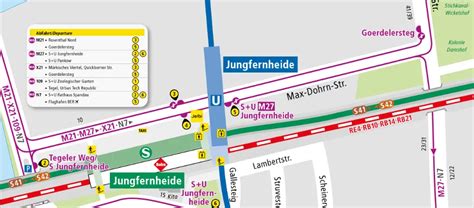 S U Jungfernheide Haltestelleninfo BVG