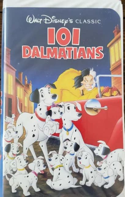 DESSIN ANIMÉ DISNEY S 101 Dalmatiens diamant noir VHS à clapet D