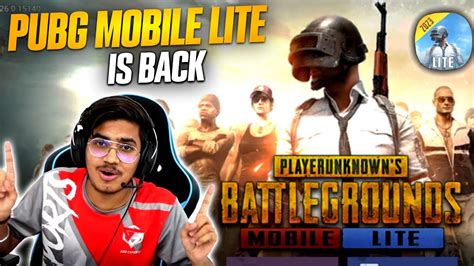 Pubg Mobile Lite Is Back 😈 Important Update For Pubg Lite Players🤕 Youtube