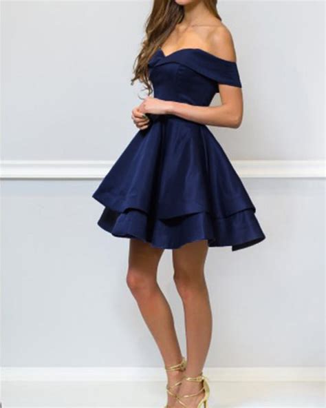 Lp0236 Off The Shoulder Short Prom Dresses Royal Blue Burgundy Short