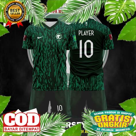 Jual Jersey Timnas Saudi Arabia Home Hijau Piala Dunia Fifa World Cup