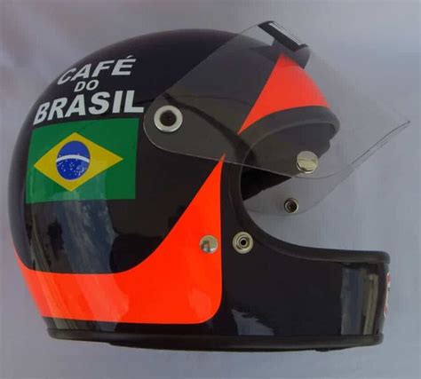 Emerson Fittipaldi 1974 Helmet Mc Laren F1 GPBox