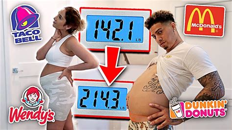 Who Can Gain The Most Weight In Hours Eating Challenge Youtube