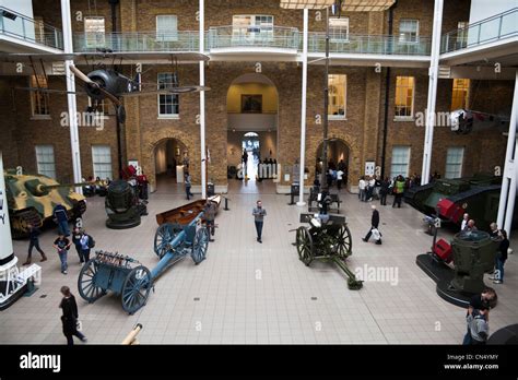 Inside The Imperial War Museum London Uk Stock Photo Royalty Free