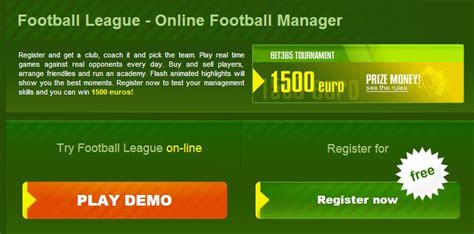 Online Football Manager - Browser Based Games