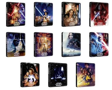 Star Wars 4k Uhd Steelbooks Collectors Editions