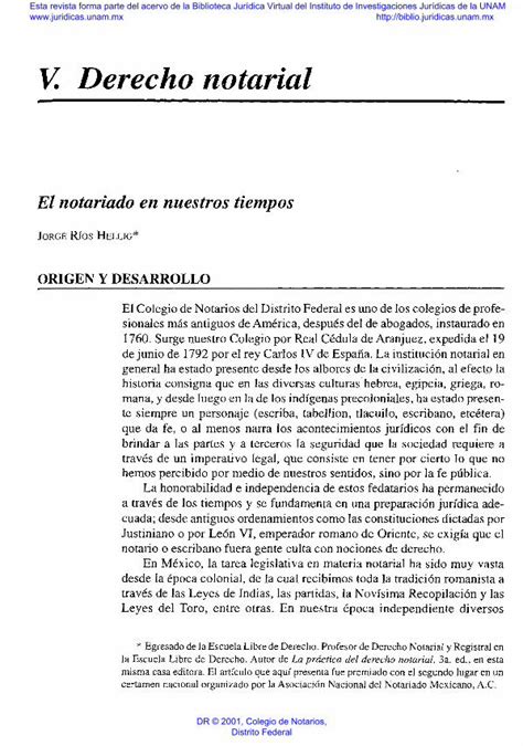 Pdf V Derecho Notarial Unam Dokumentips