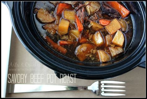 Savory Beef Pot Roast Delicious Slow Cooker Recipe