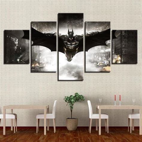 Batman 4 Dc 5 Panel Canvas Art Wall Decor Canvas Storm