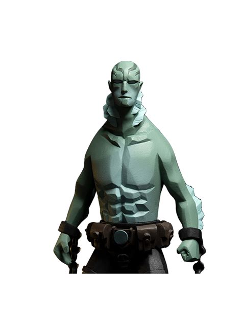 Fariboles Productions Hellboy Abe Sapien 1 8 Statue By Mike Mignola