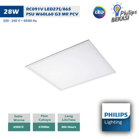 Jual Lampu Panel Phillips Led Rc V Led S Psu W L G Mr Pcv