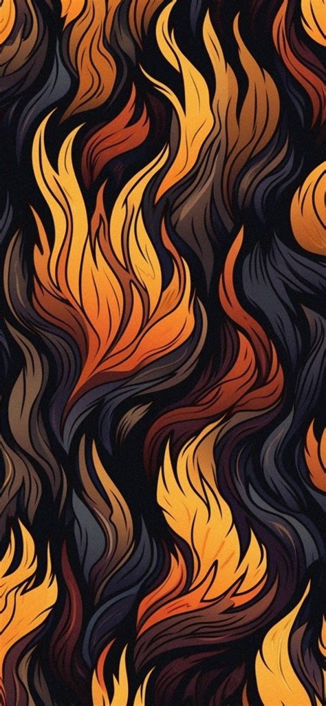 Flame Pattern Wallpapers - Flame Aesthetic Wallpaper for iPhone