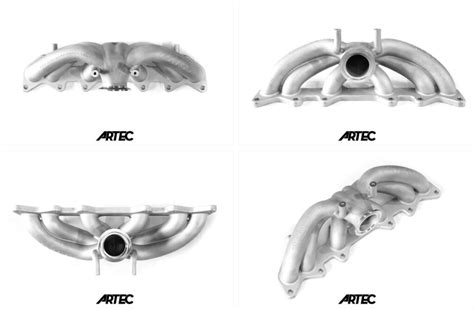 Artec Toyota Jz Vvti Low Mount V Band Exhaust Manifold Jdmaster