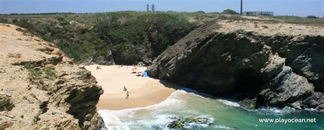 Praia De Porto Covinho Em Porto Covo Sines • Portugal