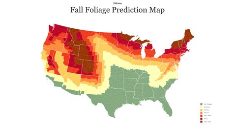 Current Fall Foliage Map - Map Of Usa With Rivers