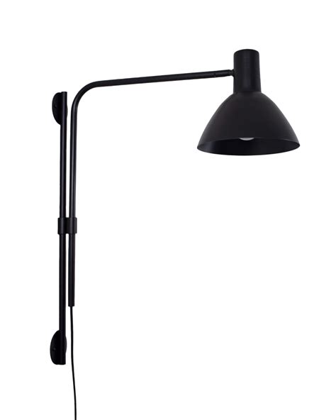 Lustre Arandela Cone Retro Articulada Preto Iluminamundo