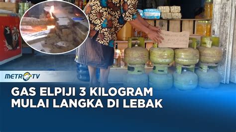 Gas Elpiji Kilogram Langka Warga Beralih Gunakan Kayu Bakar Youtube