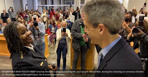 Evanston Makes History By Swearing In First Black Woman Police Chief