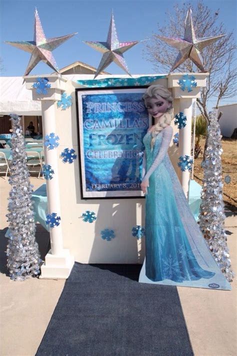 Disney Frozen Theme Birthday Party Photo Entrance Stand Frozen