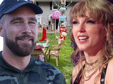 Taylor Swift & Travis Kelce Skeleton Decorations Dominate Halloween