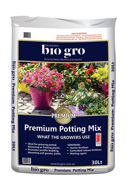 Van Schaiks Bio Gro Premium Potting Mix Van Schaik S Bio Gro