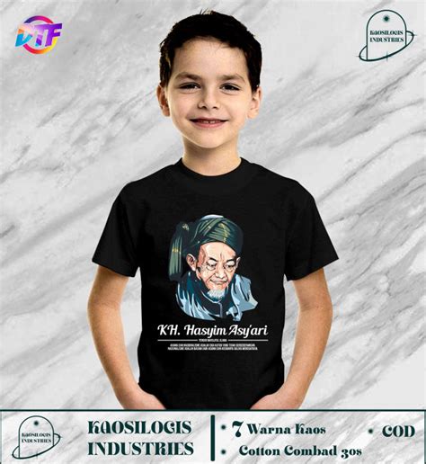 Kaos Anak Kh Hasyim Asyari Pendiri Nu Baju Islam Santri Nahdlatul Ulama