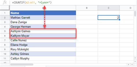 Đếm các ô có chứa văn bản cụ thể trong Excel và Google Trang tính