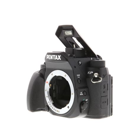 Pentax KP DSLR Camera Body Black 24 3MP With Large Grip Kit O