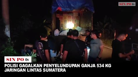 Polisi Gagalkan Penyelundupan Ganja Kg Jaringan Lintas Sumatera