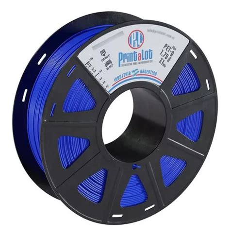 Filamento Para Impresoras 3d Petg X 1kg Printalot Color Azul