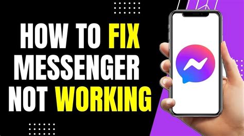 Fix Facebook Messenger App Not Working Problem How To Fix Messenger