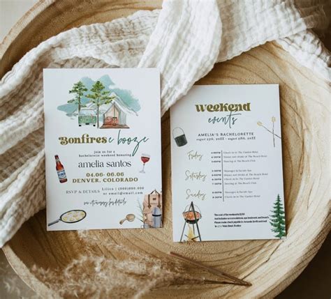 Camping Bachelorette Party Glamping Bachelorette Party Etsy