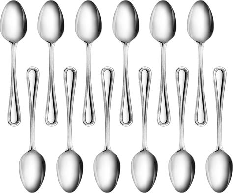 Amazon Set Of 12 Tuscany Heavy Weight Bouillon Spoons 6 Inch 18