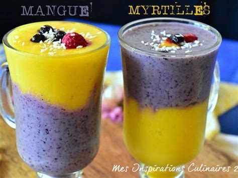 Recettes De Milk Shake Et Myrtille