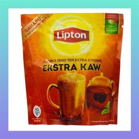 Lipton Uncang Teko Teh Extra Strong 40s Shopee Malaysia