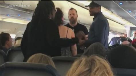 Video Passenger Removed From Plane After Becoming Erratic And Irate