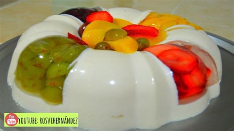 Gelatina Encapsulada Frutal Y Tres Leches Rosvi Hernandez Youtube