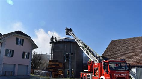 Ein Silobrand Sorgt F R Dicken Rauch In Rickenbach Zentralplus