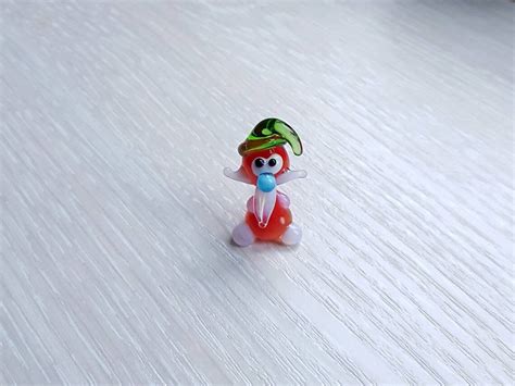 Miniature Glass Figurines Tiny Glass Gnomes Murano Glass Etsy