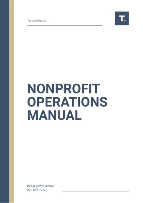 Free Operations Manual Templates Edit Online And Download