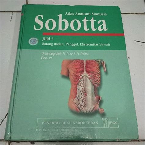 Jual Original Sobotta Jilid Atlas Anatomi Manusia Batang Badan