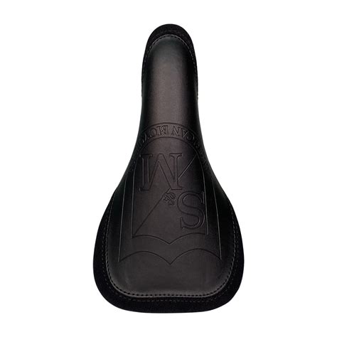 Selle S M Thin Embossed Black Rail Les Trois Roux Bmx Shop