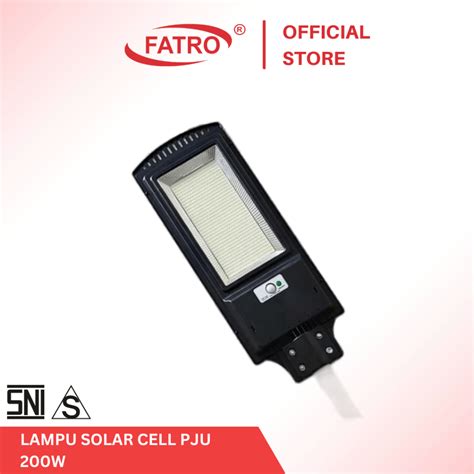 Jual FATRO LAMPU SOLAR CELL PJU 200W LAMPU JALAN LED TENAGA MATAHARI