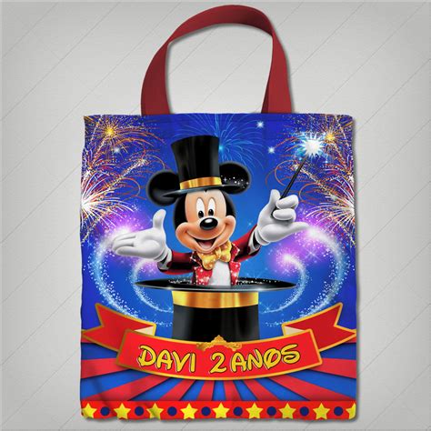 Bolsinha Circo Do Mickey X Elo Produtos Especiais